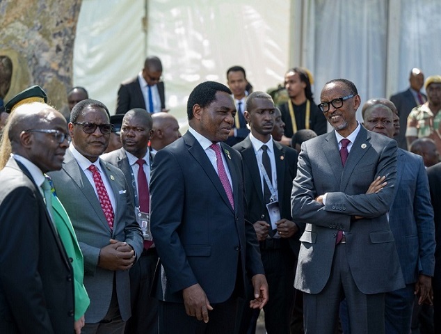 Perezida Kagame yageze muri Victoria Falls, Zimbabwe, mu nama ya gatandatu ya Transform Africa, (TAS2023)